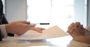 car insurance signing
