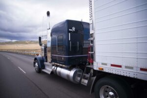 truck on the road